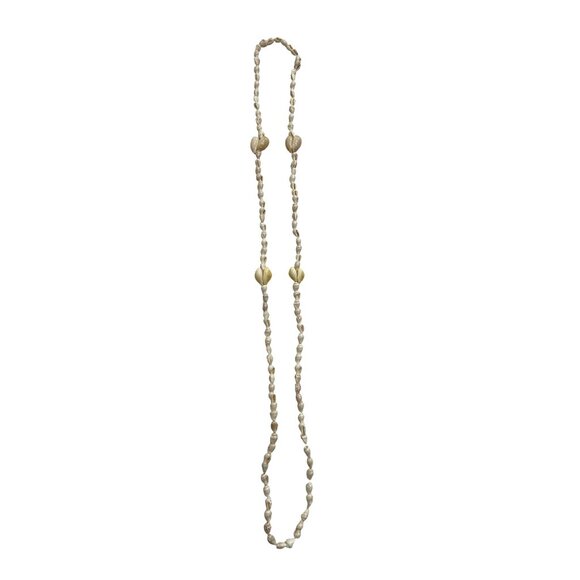 Cowrie Sea Shell Necklace Lei Hawaiian - Picture 1 of 3